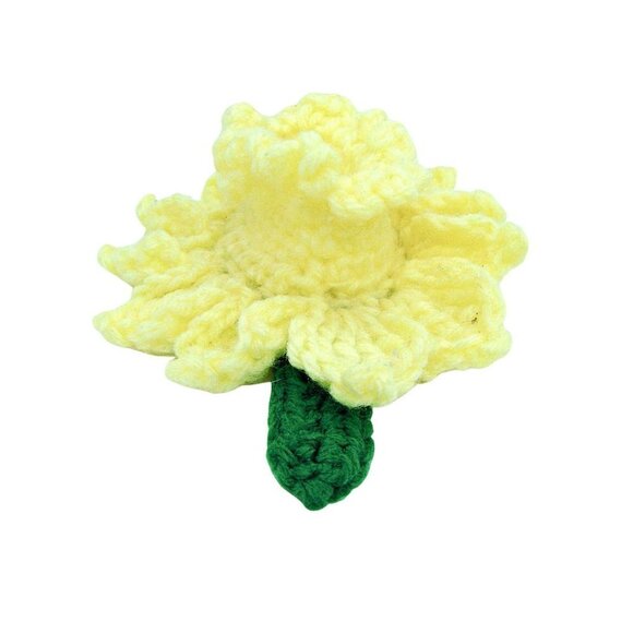 Vintage Tiny Kewpie Doll Baby in a Homemade Crocheted Flower - Picture 11 of 12